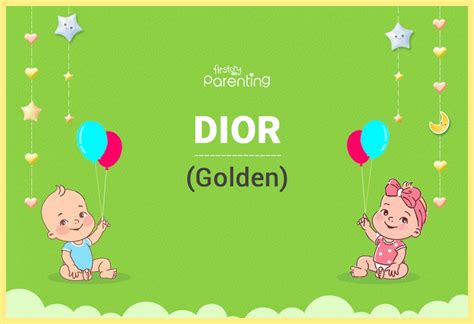 dior baby name meaning|nicknames for Dior.